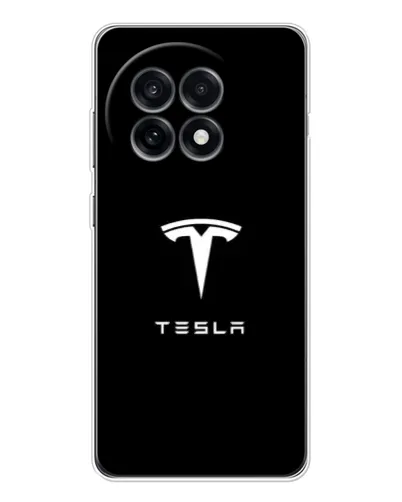 Чохол для OnePlus 13R з картинкою «Tesla White Logo» Чохол для OnePlus 13R з картинкою «Tesla White Logo»