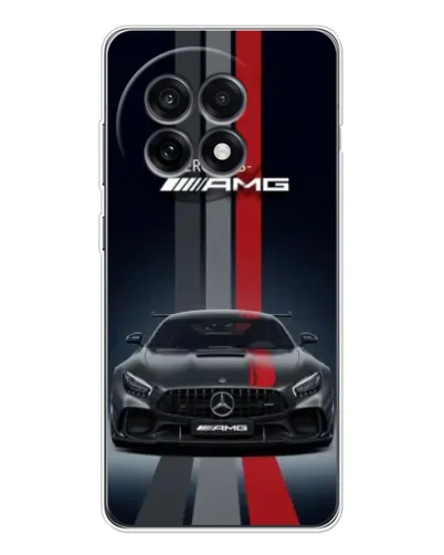 Чохол для OnePlus 13R з картинкою «Mercedes — білий карбон»