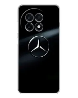 Чехол для OnePlus 13R с картинкой «Mercedes на металле»