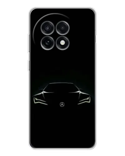 Чехол для OnePlus 13R с картинкой «Mercedes — силуэт авто» Чехол для OnePlus 13R с картинкой «Mercedes — силуэт авто»