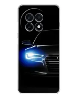 Чохол для OnePlus 13R з картинкою «Неоновий погляд Audi»
