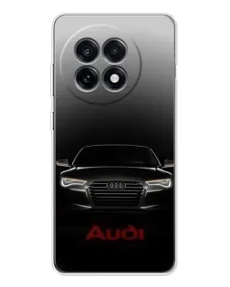 Чохол для OnePlus 13R з картинкою «Audi — градієнтний контур»