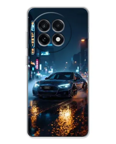 Чохол для OnePlus 13R з картинкою «Нічне місто та Audi»