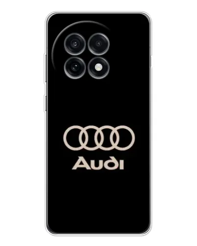 Чохол для OnePlus 13R з картинкою «Audi — золотий логотип»
