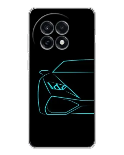 Чохол для OnePlus 13R з картинкою «Блакитний силует Lamborghini» Чохол для OnePlus 13R з картинкою «Блакитний силует Lamborghini»