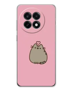 Чохол для OnePlus 13R з картинкою «Pusheen серце»