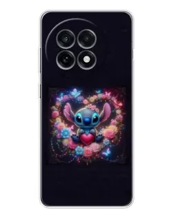 Чохол для OnePlus 13R з картинкою «Stitch у квітах»