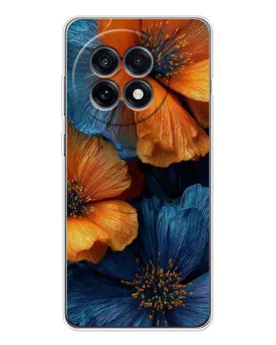 Чохол для OnePlus 13R з картинкою «Яскрава синьо-помаранчева флора» Чохол для OnePlus 13R з картинкою «Яскрава синьо-помаранчева флора»
