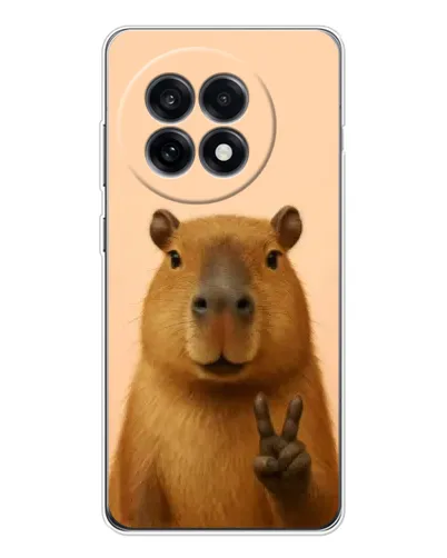 Чохол для OnePlus 13R з картинкою «Капібара вікторія» Чохол для OnePlus 13R з картинкою «Капібара вікторія»
