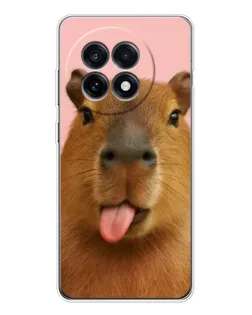Чохол для OnePlus 13R з картинкою «Капібара з язиком» Чохол для OnePlus 13R з картинкою «Капібара з язиком»
