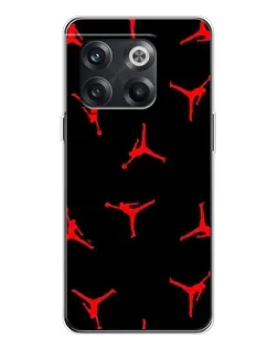 Чехол для OnePlus 13s с картинкой «Jordan Red Pattern»