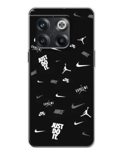 Чохол для OnePlus 13s з картинкою «Nike Black Pattern» Чохол для OnePlus 13s з картинкою «Nike Black Pattern»