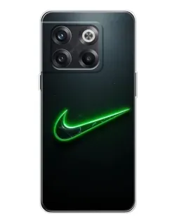 Чехол для OnePlus 13s с картинкой «Неоновый контур Nike»