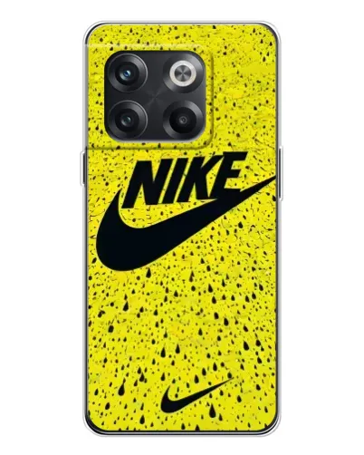 Чехол для OnePlus 13s с картинкой «Желтый текстурный Nike»