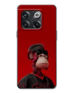 Чехол для OnePlus 13s с картинкой «Bored Ape в красном»