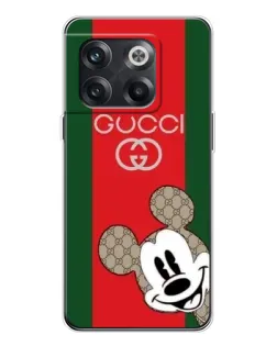 Чехол для OnePlus 13s с картинкой «Gucci — полосы и Микки»