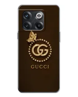 Чехол для OnePlus 13s с картинкой «Gucci — золотая бабочка»