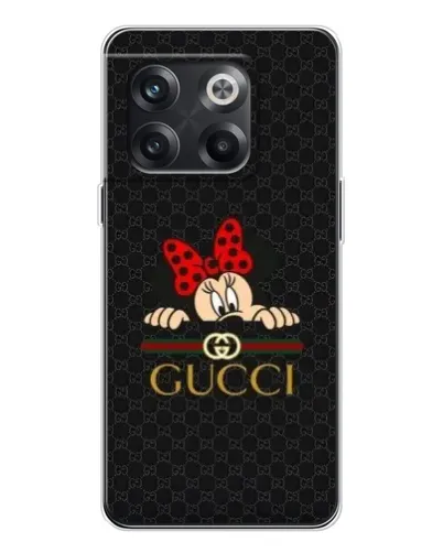 Чехол для OnePlus 13s с картинкой «Минни Маус Gucci — черный»