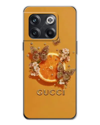 Чохол для OnePlus 13s з картинкою «Gucci — золоті метелики» Чохол для OnePlus 13s з картинкою «Gucci — золоті метелики»