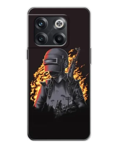 Чехол для OnePlus 13s с картинкой «PUBG — огненный силуэт» Чехол для OnePlus 13s с картинкой «PUBG — огненный силуэт»