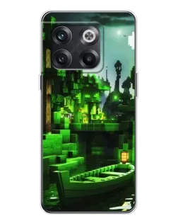 Чехол для OnePlus 13s с картинкой «Minecraft лесной пейзаж»