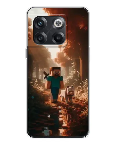 Чехол для OnePlus 13s с картинкой «Стив в лесу»