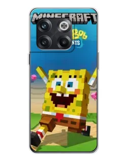 Чехол для OnePlus 13s с картинкой «Губка Боб Minecraft»