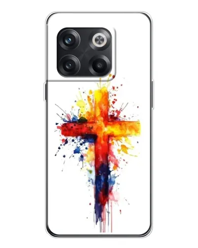 Чохол для OnePlus 13s з картинкою «Акварельний хрест»