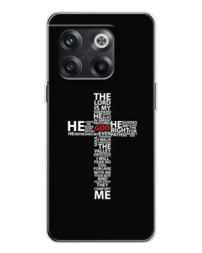 Чехол для OnePlus 13s с картинкой «Текстовый крест» Чехол для OnePlus 13s с картинкой «Текстовый крест»