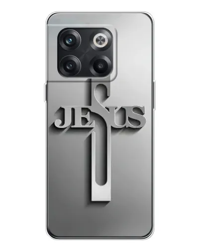 Чехол для OnePlus 13s с картинкой «Металлический крест Jesus» Чехол для OnePlus 13s с картинкой «Металлический крест Jesus»