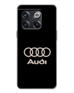 Чохол для OnePlus 13s з картинкою «Audi — золотий логотип»