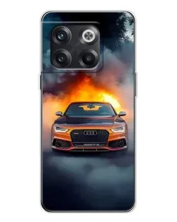 Чохол для OnePlus 13s з картинкою «Audi у вогняному диму»