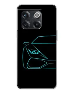Чехол для OnePlus 13s с картинкой «Голубой силуэт Lamborghini» Чехол для OnePlus 13s с картинкой «Голубой силуэт Lamborghini»
