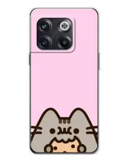 Чехол для OnePlus 13s с картинкой «Pusheen и печенье»