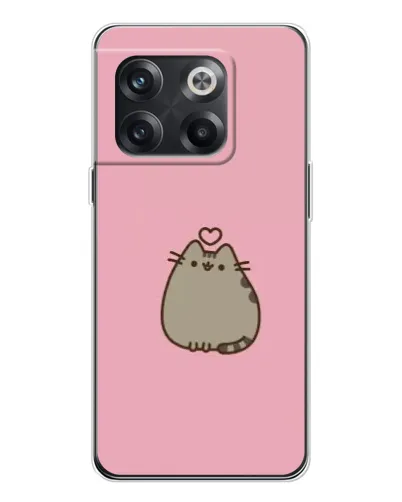 Чехол для OnePlus 13s с картинкой «Pusheen сердце»