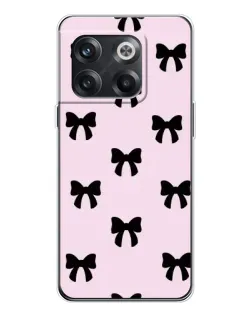 Чехол для OnePlus 13s с картинкой «Черные банты Coquette» Чехол для OnePlus 13s с картинкой «Черные банты Coquette»