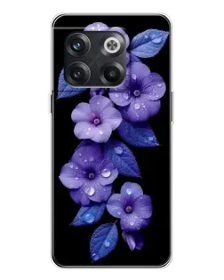 Чехол для OnePlus 13s с картинкой «Фиолетовые цветы с росою»