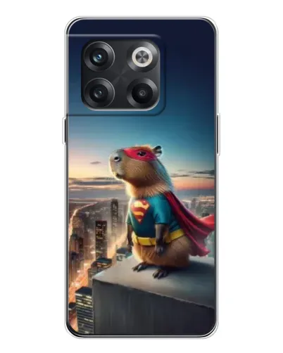 Чехол для OnePlus 13s с картинкой «Капи-мен супергерой»