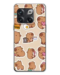 Чехол для OnePlus 13s с картинкой «Капибары паттерн» Чехол для OnePlus 13s с картинкой «Капибары паттерн»