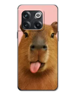 Чехол для OnePlus 13s с картинкой «Капибара с языком» Чехол для OnePlus 13s с картинкой «Капибара с языком»