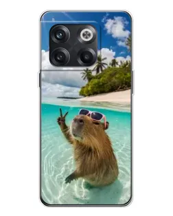 Чехол для OnePlus 13s с картинкой «Капибара на море» Чехол для OnePlus 13s с картинкой «Капибара на море»