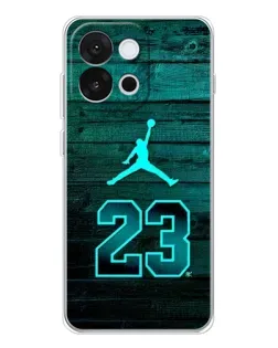 Чехол для OnePlus 13T с картинкой «Jordan Cyan 23» Чехол для OnePlus 13T с картинкой «Jordan Cyan 23»