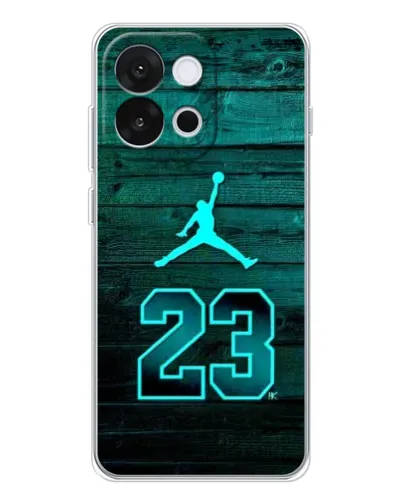 Чохол для OnePlus 13T з картинкою «Jordan Cyan 23» Чохол для OnePlus 13T з картинкою «Jordan Cyan 23»