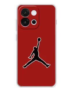 Чехол для OnePlus 13T с картинкой «Jordan Red Back» Чехол для OnePlus 13T с картинкой «Jordan Red Back»
