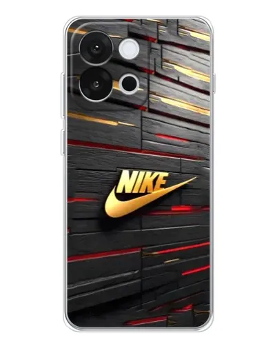 Чохол для OnePlus 13T з картинкою «Золотий Nike на металі» Чохол для OnePlus 13T з картинкою «Золотий Nike на металі»