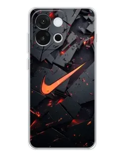 Чохол для OnePlus 13T з картинкою «Nike — ефект розломів» Чохол для OnePlus 13T з картинкою «Nike — ефект розломів»