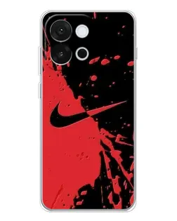 Чохол для OnePlus 13T з картинкою «Червоні бризки Nike» Чохол для OnePlus 13T з картинкою «Червоні бризки Nike»