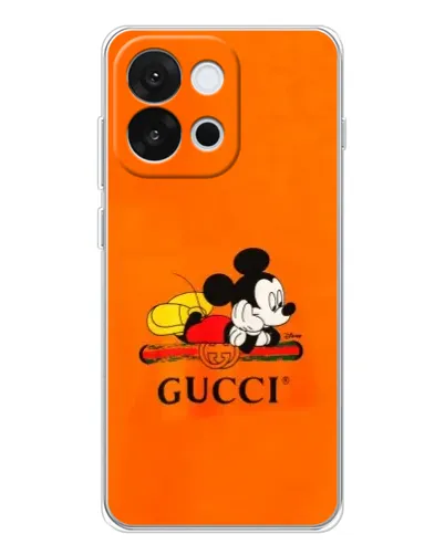 Чехол для OnePlus 13T с картинкой «Микки Маус Gucci — оранж» Чехол для OnePlus 13T с картинкой «Микки Маус Gucci — оранж»