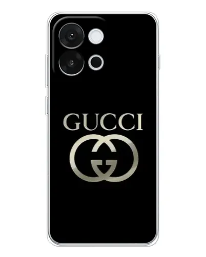 Чехол для OnePlus 13T с картинкой «Gucci — золото на черном» Чехол для OnePlus 13T с картинкой «Gucci — золото на черном»