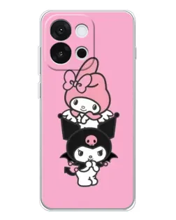 Чохол для OnePlus 13T з картинкою «My Melody та Kuromi» Чохол для OnePlus 13T з картинкою «My Melody та Kuromi»